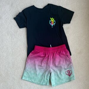 Baseball 101 shorts and Tshirt